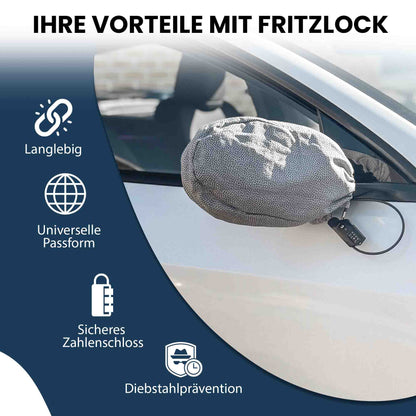 FritzLock Spiegelhülle XL – Diebstahlschutz für große SUV-Spiegel