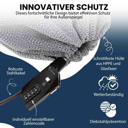 FritzLock Spiegelhülle XL – Diebstahlschutz für große SUV-Spiegel